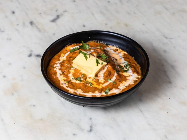North Indian butter chicken at Maaya